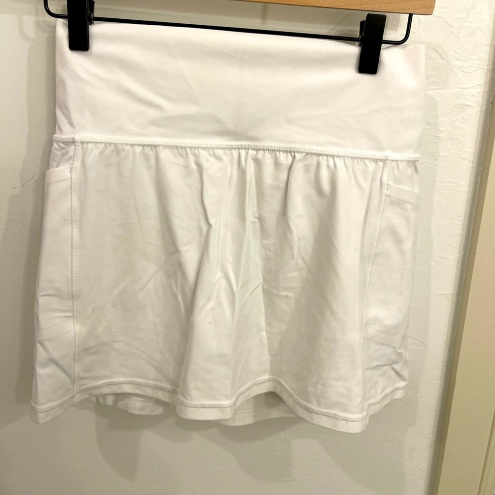 Athleta women’s white skort, worn once